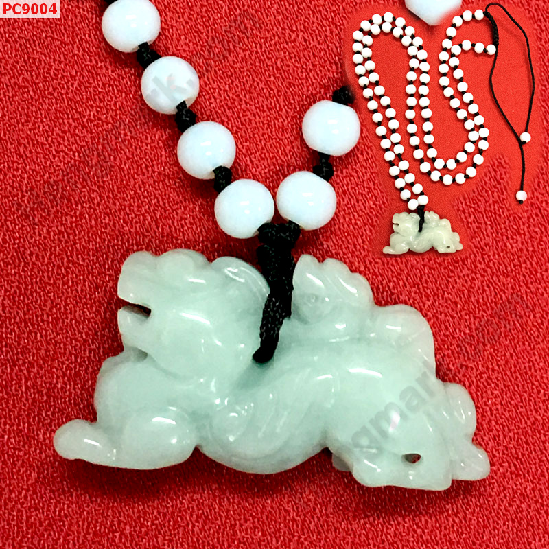 PC9004 สร้อยคอปี่เซียะแม่ลูกหยกขาว&ขาวอมเขียว ราคา 1098 บาท http://ww2.hengmark.com/view_product/PC9004.htm