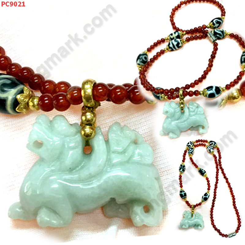 PC9021 ปี่เซียะหยกกับหินทิเบต 8 เม็ด ราคา 2499 บาท http://ww2.hengmark.com/view_product/PC9021.htm