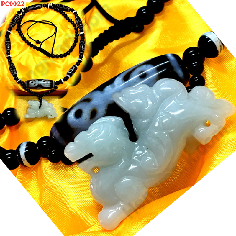 PC9022 ปี่เซียะหยกกับหินทิเบต 8 เม็ด ราคา 4649 บาท http://ww2.hengmark.com/view_product/PC9022.htm