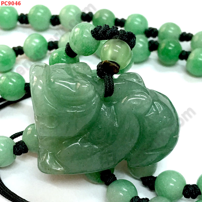 PC9046 สร้อยคอปี่เซียะหยกเขียว ราคา 399 บาท http://ww2.hengmark.com/view_product/PC9046.htm