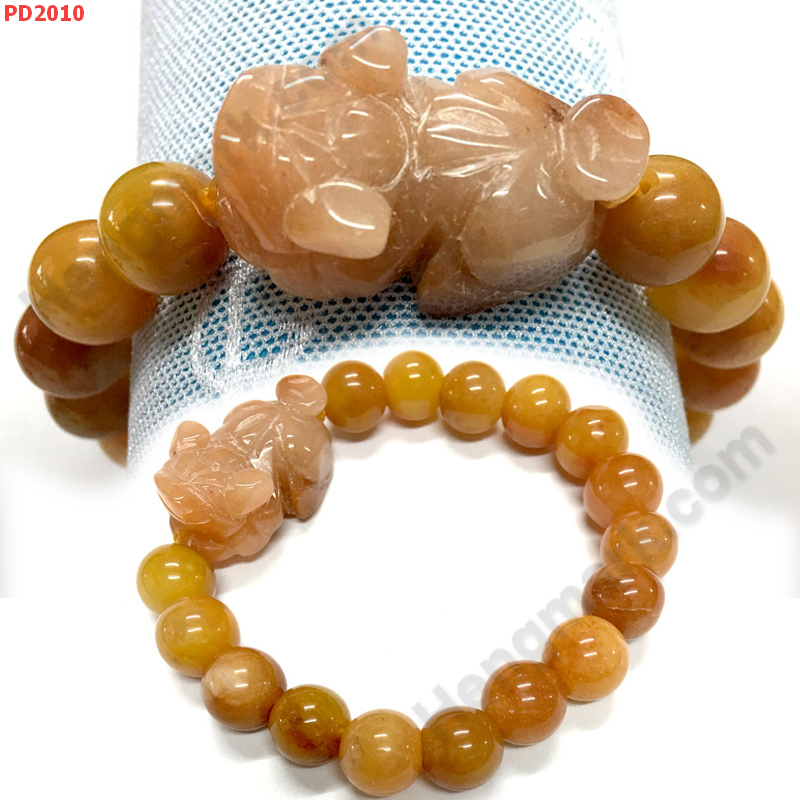 PD2010 สร้อยข้อมือปี่เซียะหยกน้ำผึ้ง ราคา 299 บาท http://ww2.hengmark.com/view_product/PD2010.htm