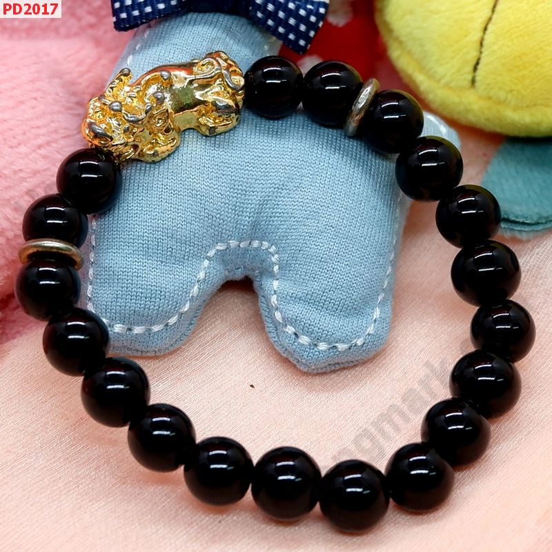 PD2017 สร้อยข้อมือปี่เซียะทอง ราคา 299 บาท http://ww2.hengmark.com/view_product/PD2017.htm