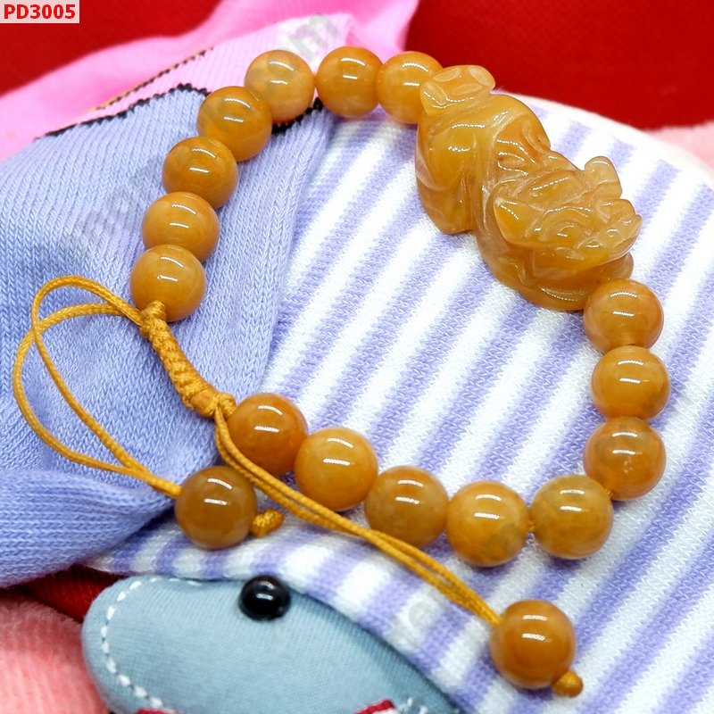 PD3005 สร้อยข้อมือปี่เซียะหยกเหลือง ราคา 399 บาท http://ww2.hengmark.com/view_product/PD3005.htm