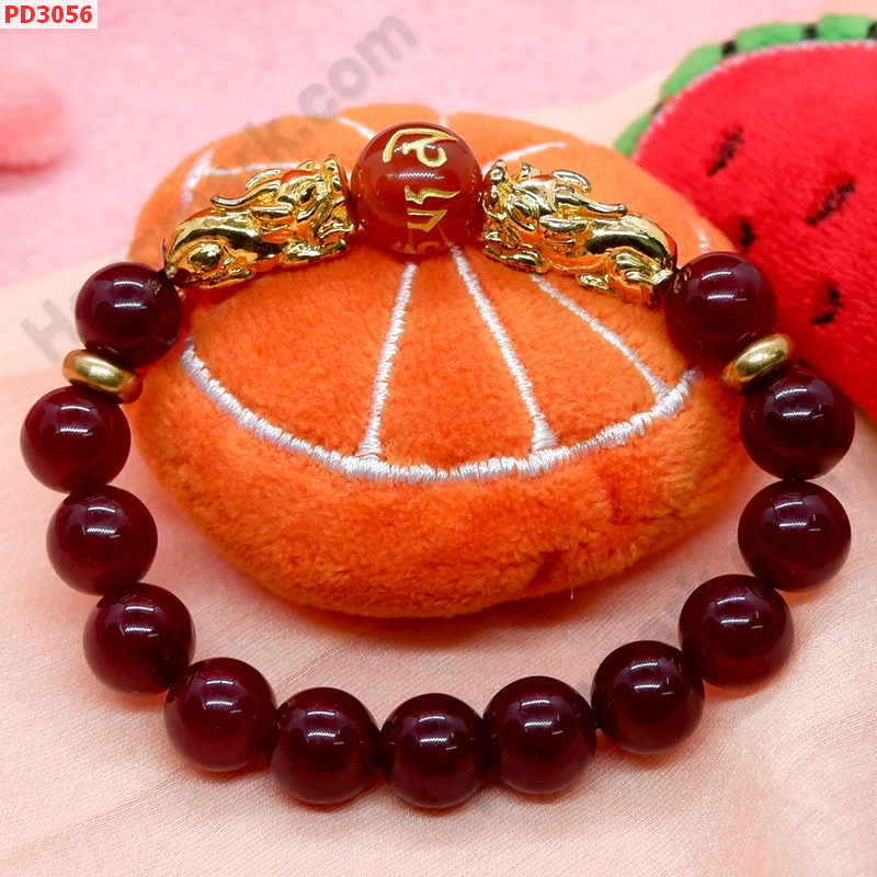 PD3056 สร้อยข้อมือปี่เซียะทองคู่+คาถาทิเบต ราคา 379 บาท http://ww2.hengmark.com/view_product/PD3056.htm