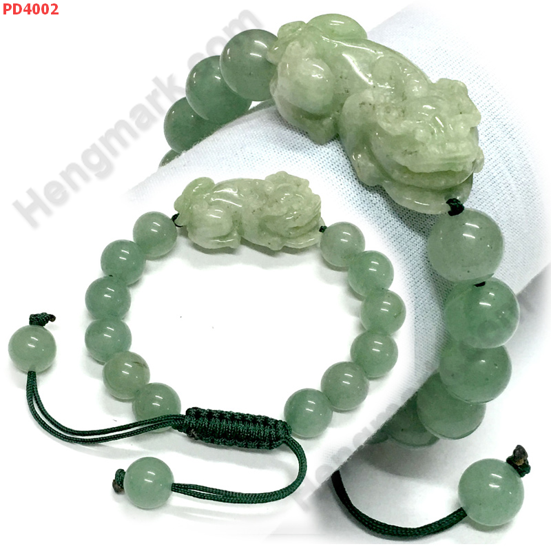 PD4002 สร้อยข้อมือปี่เซียะหยก ราคา 499 บาท http://ww2.hengmark.com/view_product/PD4002.htm