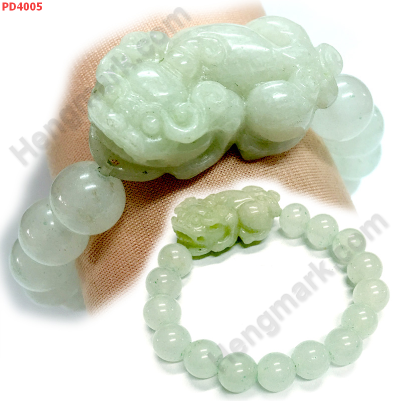 PD4005 สร้อยข้อมือปี่เซียะหยก ราคา 499 บาท http://ww2.hengmark.com/view_product/PD4005.htm