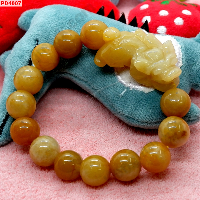 PD4007 สร้อยข้อมือปี่เซียะหยกเหลือง ราคา 499 บาท http://ww2.hengmark.com/view_product/PD4007.htm
