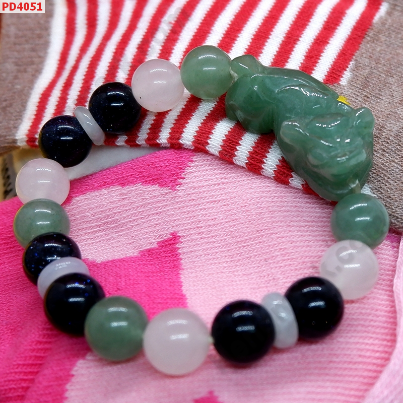 PD4051 สร้อยข้อมือปี่เซียะหยกเขียว ราคา 429 บาท http://ww2.hengmark.com/view_product/PD4051.htm