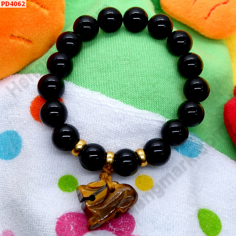 PD4062 สร้อยข้อมือปี่เซียะไทเกอร์อาย+หินอะเกตดำ ราคา 449 บาท http://ww2.hengmark.com/view_product/PD4062.htm