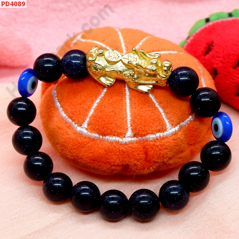PD4089 สร้อยข้อมือปี่เซียะสีทอง+ตาสวรรค์ ราคา 469 บาท http://ww2.hengmark.com/view_product/PD4089.htm