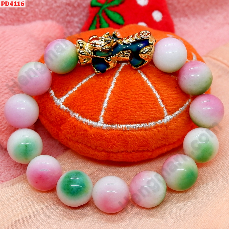 PD4116 สร้อยข้อมือปี่เซียะสีทองเปลี่ยนสีได้ ราคา 499 บาท http://ww2.hengmark.com/view_product/PD4116.htm
