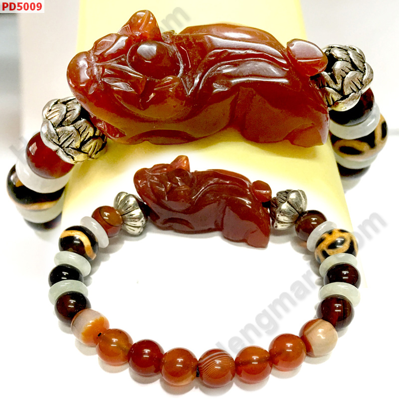 PD5009 สร้อยข้อมือปี่เซียะแดง ราคา 589 บาท http://ww2.hengmark.com/view_product/PD5009.htm