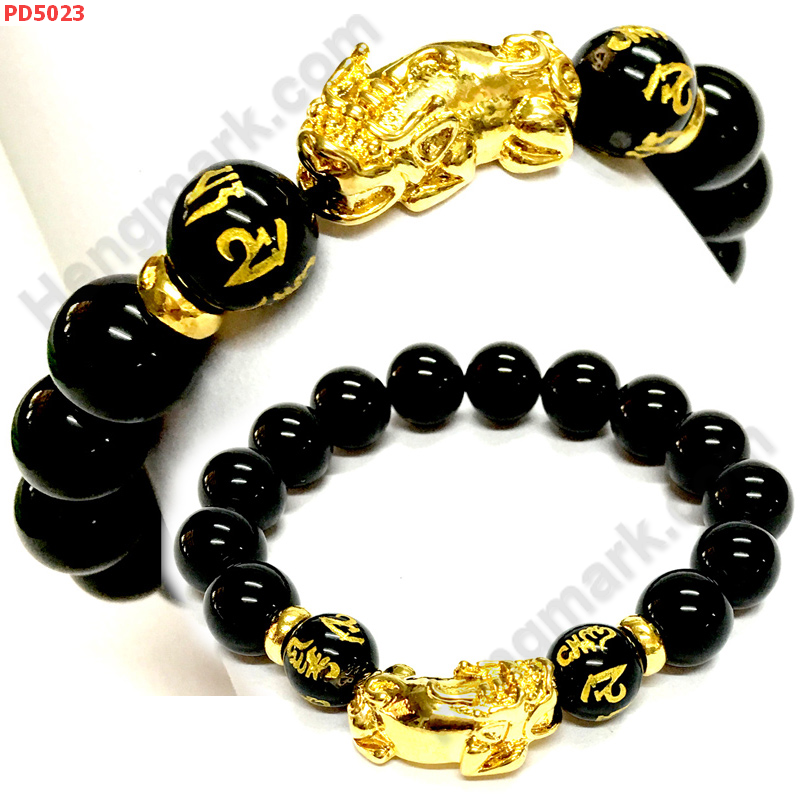PD5023 สร้อยข้อมือปี่เซียะทอง+คาถาทิเบต ราคา 499 บาท http://ww2.hengmark.com/view_product/PD5023.htm