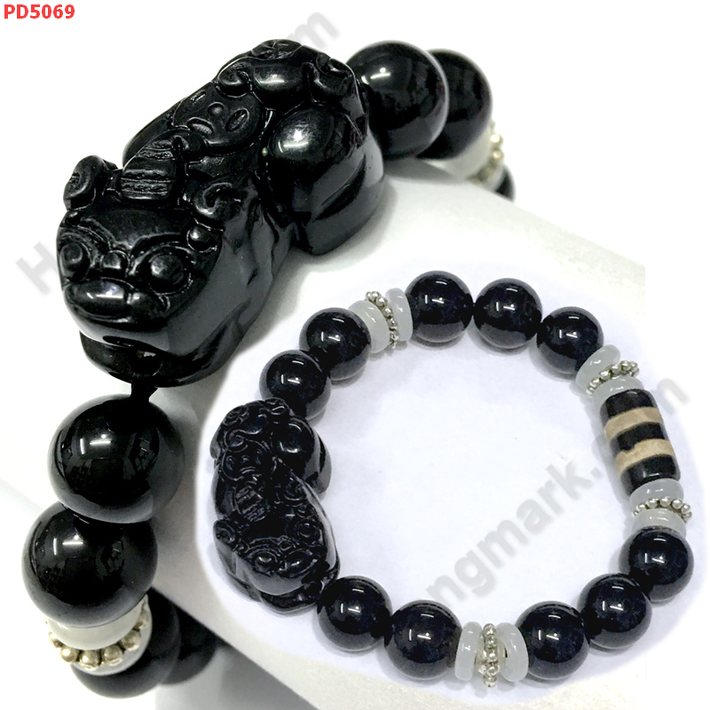 PD5069 สร้อยข้อมือปี่เซียะหินอะเก็ต+DZI  ราคา 529 บาท http://ww2.hengmark.com/view_product/PD5069.htm