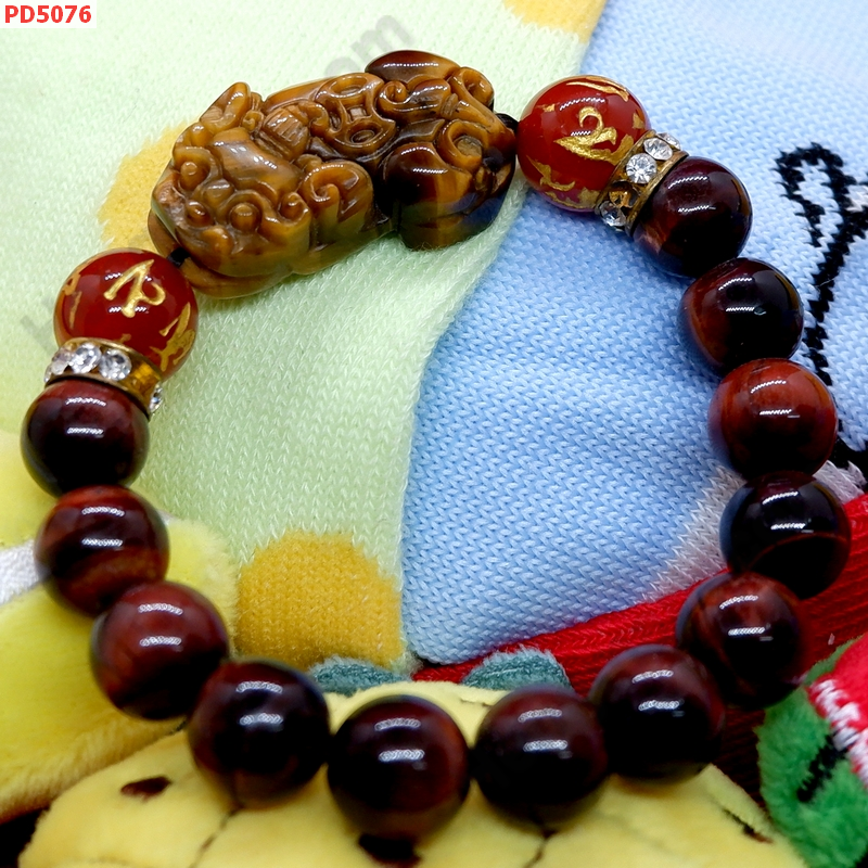 PD5076 สร้อยข้อมือปี่เซียะไทเกอร์อาย+คาถาทิเบต ราคา 599 บาท http://ww2.hengmark.com/view_product/PD5076.htm