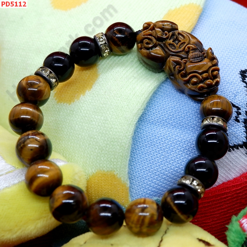 PD5112 สร้อยข้อมือปี่เซียะไทเกอร์อาย ราคา 599 บาท http://ww2.hengmark.com/view_product/PD5112.htm
