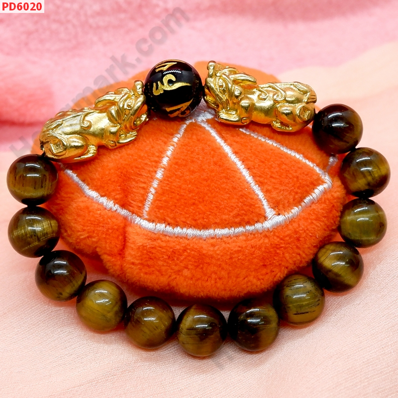 PD6020 สร้อยข้อมือปี่เซียะคู่สีทอง+คาถาทิเบต ราคา 649 บาท http://ww2.hengmark.com/view_product/PD6020.htm