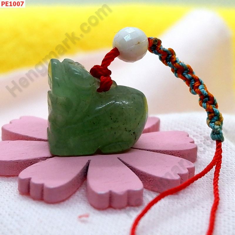 PE1007 ปี่เซียะแขวนมือถือ หยกเขียว ราคา 99 บาท http://ww2.hengmark.com/view_product/PE1007.htm