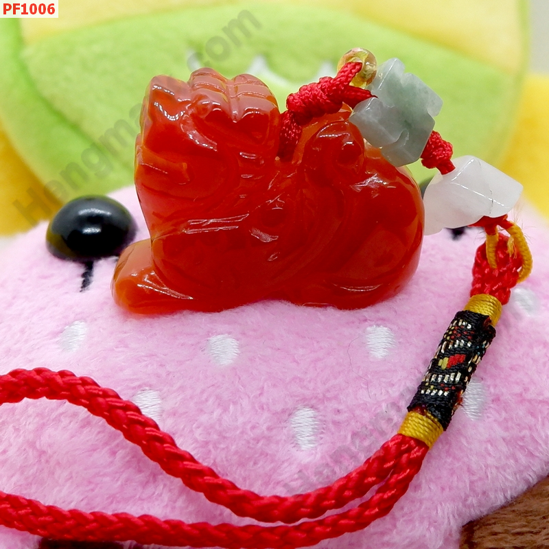 PF1006 ปี่เซียะแขวนกระเป๋า หินสีแดง ราคา 199 บาท http://ww2.hengmark.com/view_product/PF1006.htm