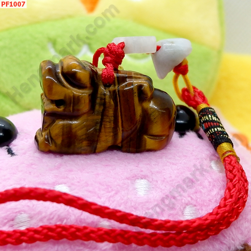 PF1007 ปี่เซียะแขวนกระเป๋า หินไทเกอร์อายส์ ราคา 199 บาท http://ww2.hengmark.com/view_product/PF1007.htm