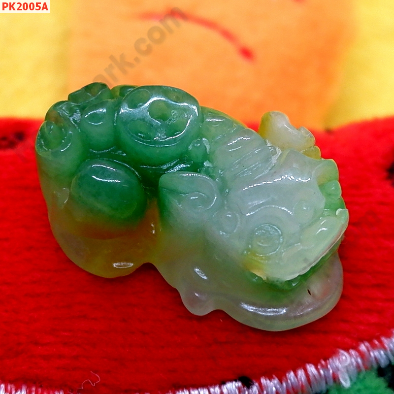 PK2005A ปี่เซียะหยกขาวเขียวเหลือง เดี่ยว ราคา 220 บาท http://ww2.hengmark.com/view_product/PK2005A.htm
