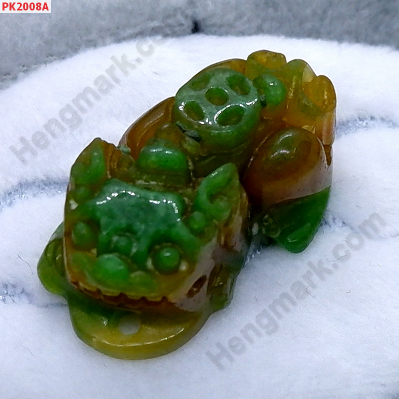 PK2008A ปี่เซียะหยกเหลืองเขียว เดี่ยว ราคา 220 บาท http://ww2.hengmark.com/view_product/PK2008A.htm