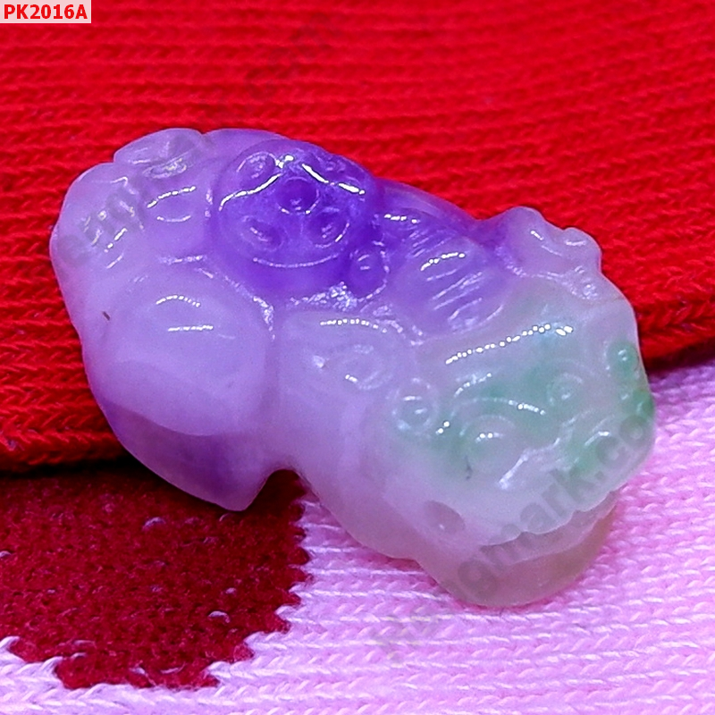 PK2016A ปี่เซียะหยกขาวเขียวเหลืองม่วงเดี่ยว ราคา 220 บาท http://ww2.hengmark.com/view_product/PK2016A.htm