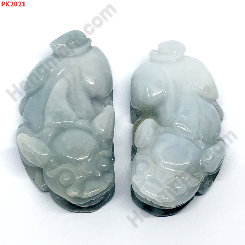 PK2021 ปี่เซียะหยกคู่ตั้งโต๊ะ แบบหมอบ ราคา 500 บาท http://ww2.hengmark.com/view_product/PK2021.htm