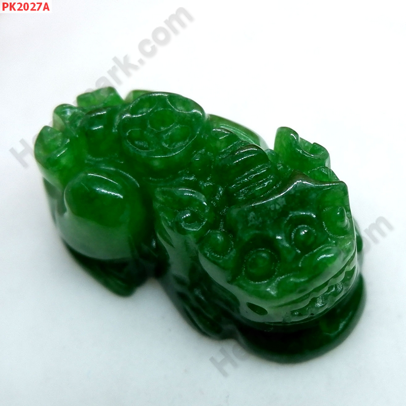 PK2027A ปี่เซียะหินสีเขียวสด เดี่ยว ราคา 220 บาท http://ww2.hengmark.com/view_product/PK2027A.htm