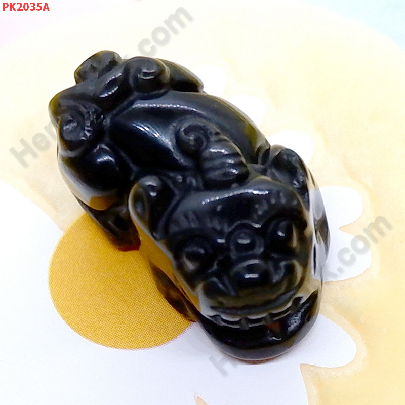 PK2035A ปี่เซียะหินอ๊อบซิเดียนดำ เดี่ยว ราคา 220 บาท http://ww2.hengmark.com/view_product/PK2035A.htm