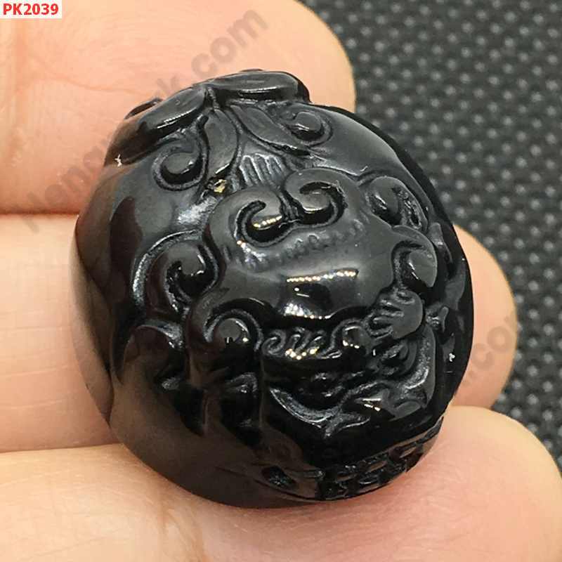 PK2039 ปี่เซียะหินอ๊อบซิเดียนกลม ราคา 300 บาท http://ww2.hengmark.com/view_product/PK2039.htm