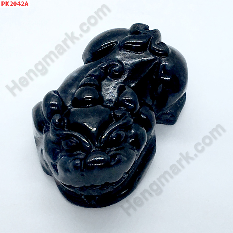 PK2042A ปี่เซียะ หินอะเกตดำ ราคา 220 บาท http://ww2.hengmark.com/view_product/PK2042A.htm