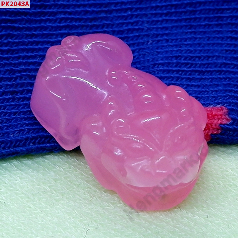 PK2043A ปี่เซียะ หินโรสควอตซ์สีชมพูเข้ม ราคา 220 บาท http://ww2.hengmark.com/view_product/PK2043A.htm