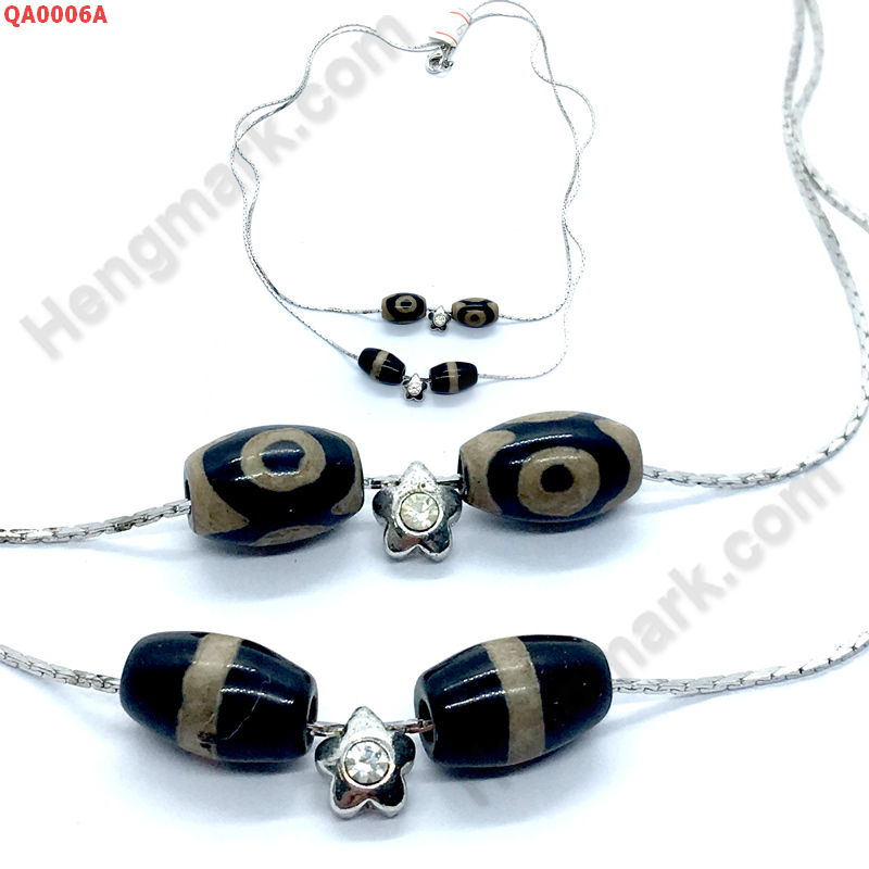 QA0006A สร้อยคอหินทิเบต 2 เส้นเป็นคู่ ราคา 399 บาท http://ww2.hengmark.com/view_product/QA0006A.htm
