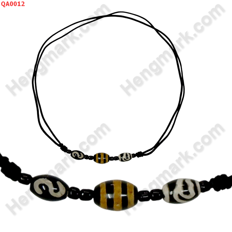 QA0012 หินทิเบต 3 เม็ด สร้อยคอเชือก ราคา 269 บาท http://ww2.hengmark.com/view_product/QA0012.htm