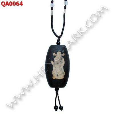 QA0064 สร้อยคอหินทิเบต ลายไฉ่ซิงเอี๊ย ราคา 329 บาท http://ww2.hengmark.com/view_product/QA0064.htm