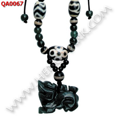 QA0067 สร้อยคอหินทิเบต หลายลาย พร้อมปี่เซียะ ราคา 1579 บาท http://ww2.hengmark.com/view_product/QA0067.htm