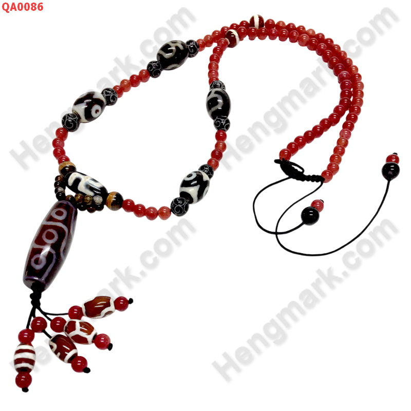 QA0086 สร้อยคอหินทิเบต 9 ตา+หลายลาย ราคา 2739 บาท http://ww2.hengmark.com/view_product/QA0086.htm