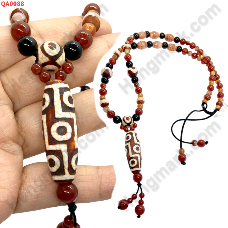 QA0088 สร้อยคอหินทิเบต 9 ตา+หลายลาย ราคา 3999 บาท http://ww2.hengmark.com/view_product/QA0088.htm