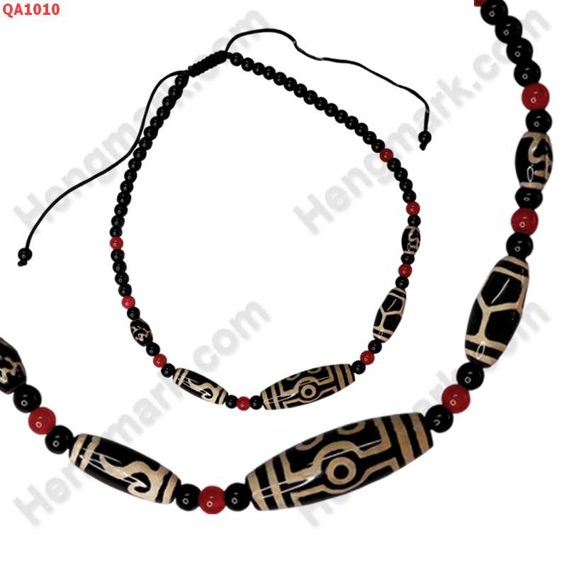 QA1010 สร้อยคอหินทิเบต 7ตาและอีก 4 ลาย ราคา 799 บาท http://ww2.hengmark.com/view_product/QA1010.htm