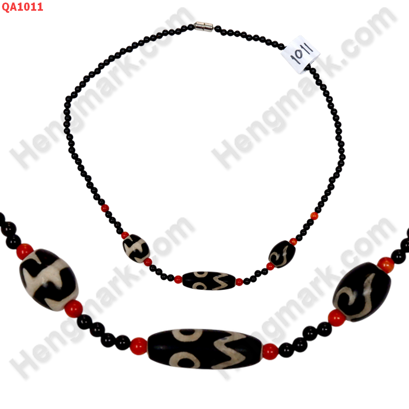 QA1011 สร้อยคอหินทิเบต 3 ตาภูเขาและอีก 2 ลาย ราคา 599 บาท http://ww2.hengmark.com/view_product/QA1011.htm