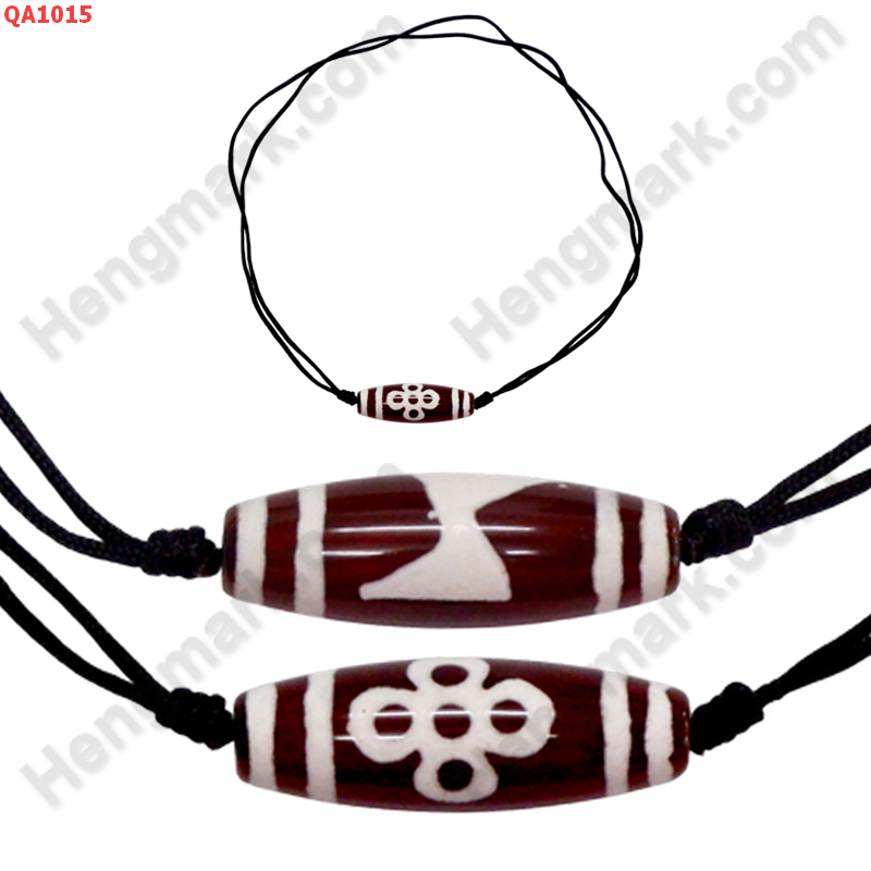 QA1015 สร้อยคอหินทิเบต 5 ตาสายฟ้าสร้อยปรับสั้นยาวได้ ราคา 299 บาท http://ww2.hengmark.com/view_product/QA1015.htm