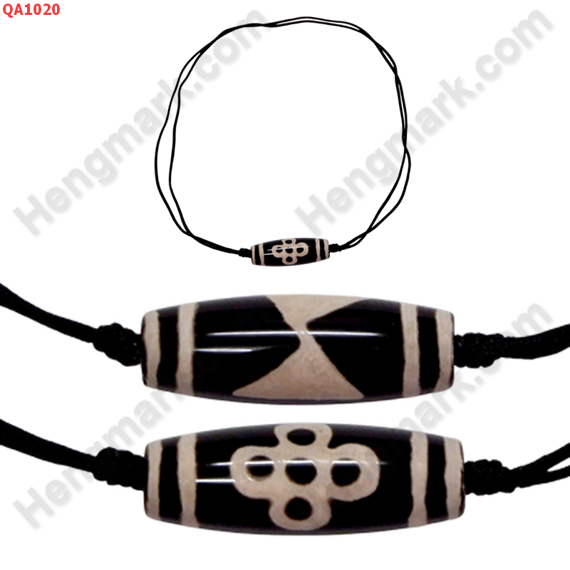 QA1020 สร้อยคอหินทิเบต 5 ตาสายฟ้าสร้อยปรับสั้นยาวได้ ราคา 299 บาท http://ww2.hengmark.com/view_product/QA1020.htm