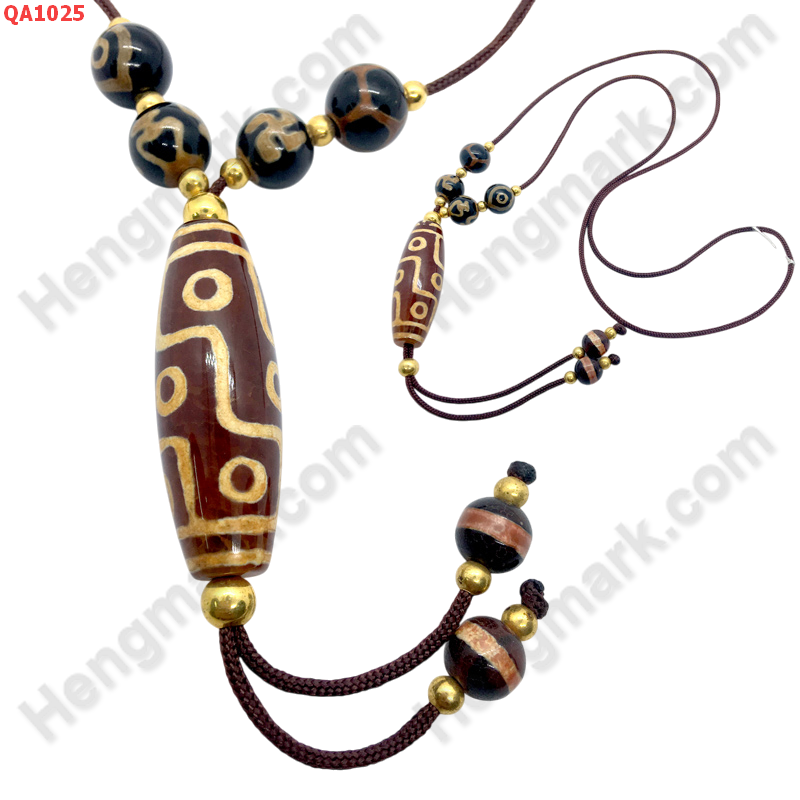 QA1025 สร้อยคอหินทิเบต 9ตา+5ลาย ราคา 769 บาท http://ww2.hengmark.com/view_product/QA1025.htm