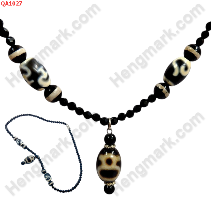 QA1027 สร้อยคอหินทิเบต ไฉ่ซิงเอี๊ย+3 ลาย ราคา 779 บาท http://ww2.hengmark.com/view_product/QA1027.htm