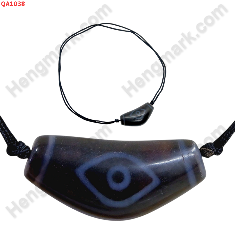 QA1038 สร้อยคอหินทิเบตรูปบูมเมอแรง ลายตามังกร ราคา 949 บาท http://ww2.hengmark.com/view_product/QA1038.htm