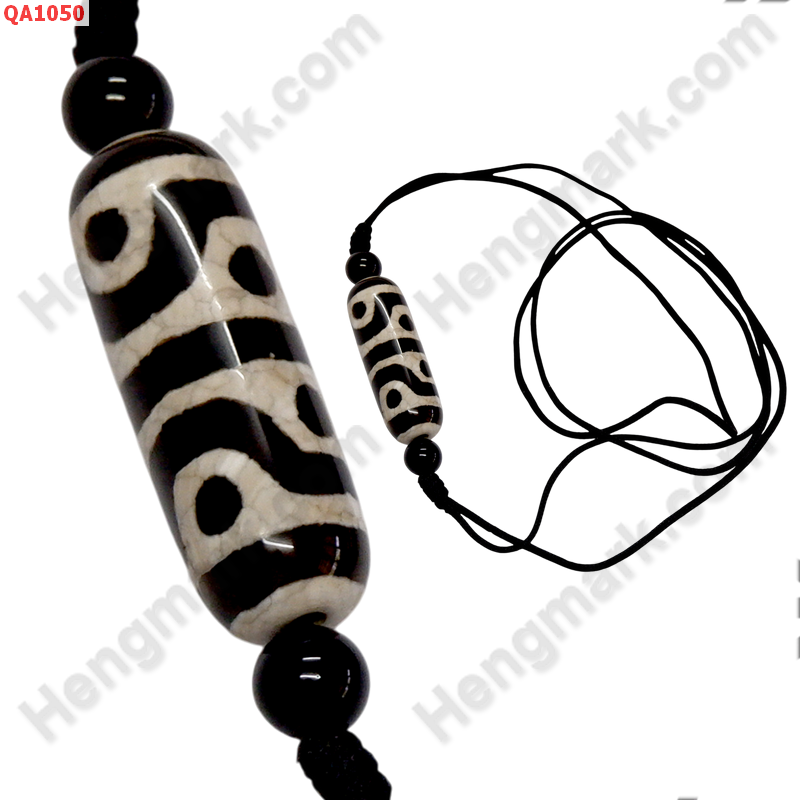 QA1050 สร้อยคอหินทิเบตลายเขี้ยวเสือคู่ 8 จุด ราคา 649 บาท http://ww2.hengmark.com/view_product/QA1050.htm