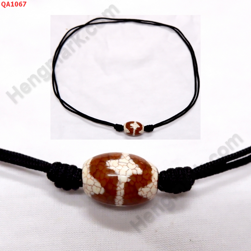 QA1067 สร้อยคอหินดีซีไอลายเขี้ยวเสือคู่  ราคา 299 บาท http://ww2.hengmark.com/view_product/QA1067.htm