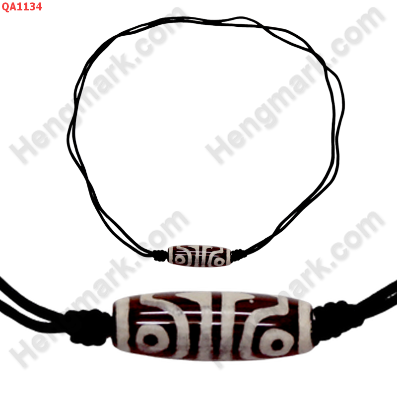 QA1134 สร้อยคอหินดีซีไอ ลาย 4 ตา เขี้ยวเสือคู่ ราคา 249 บาท http://ww2.hengmark.com/view_product/QA1134.htm