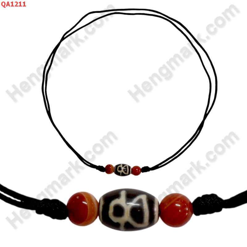 QA1211 สร้อยคอหินดีซีไอ ลายไฉ่ซิงเอี๊ย ราคา 169 บาท http://ww2.hengmark.com/view_product/QA1211.htm